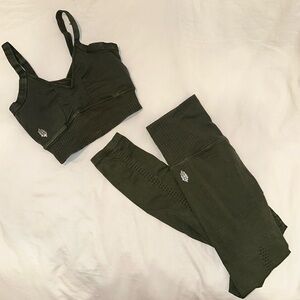 Free People Movement Olive Green Set